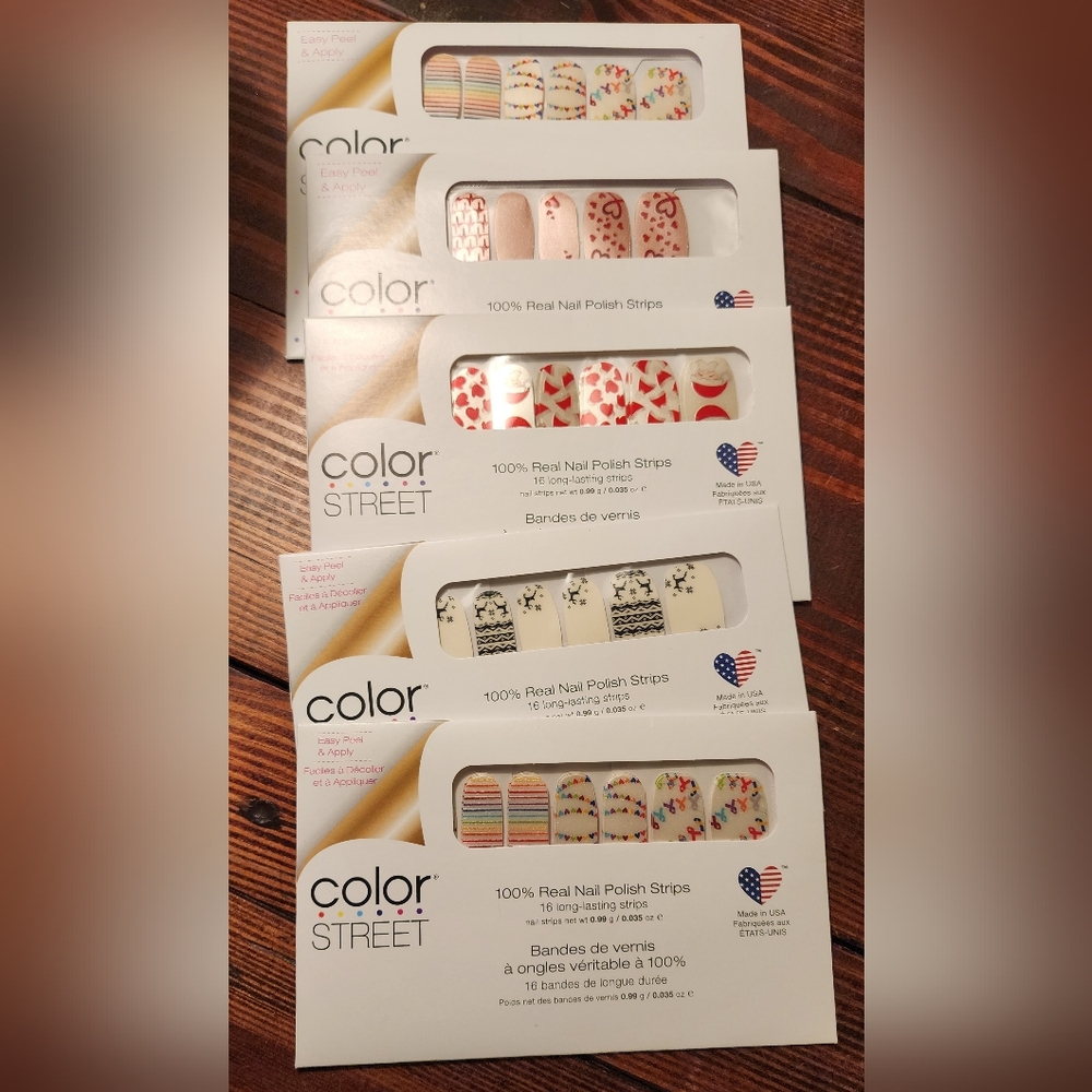 Color Street nails x 5